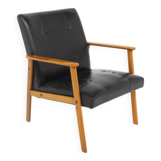 Scandinavian armchair in skai, Sweden, 1960