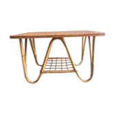 Rattan coffee table