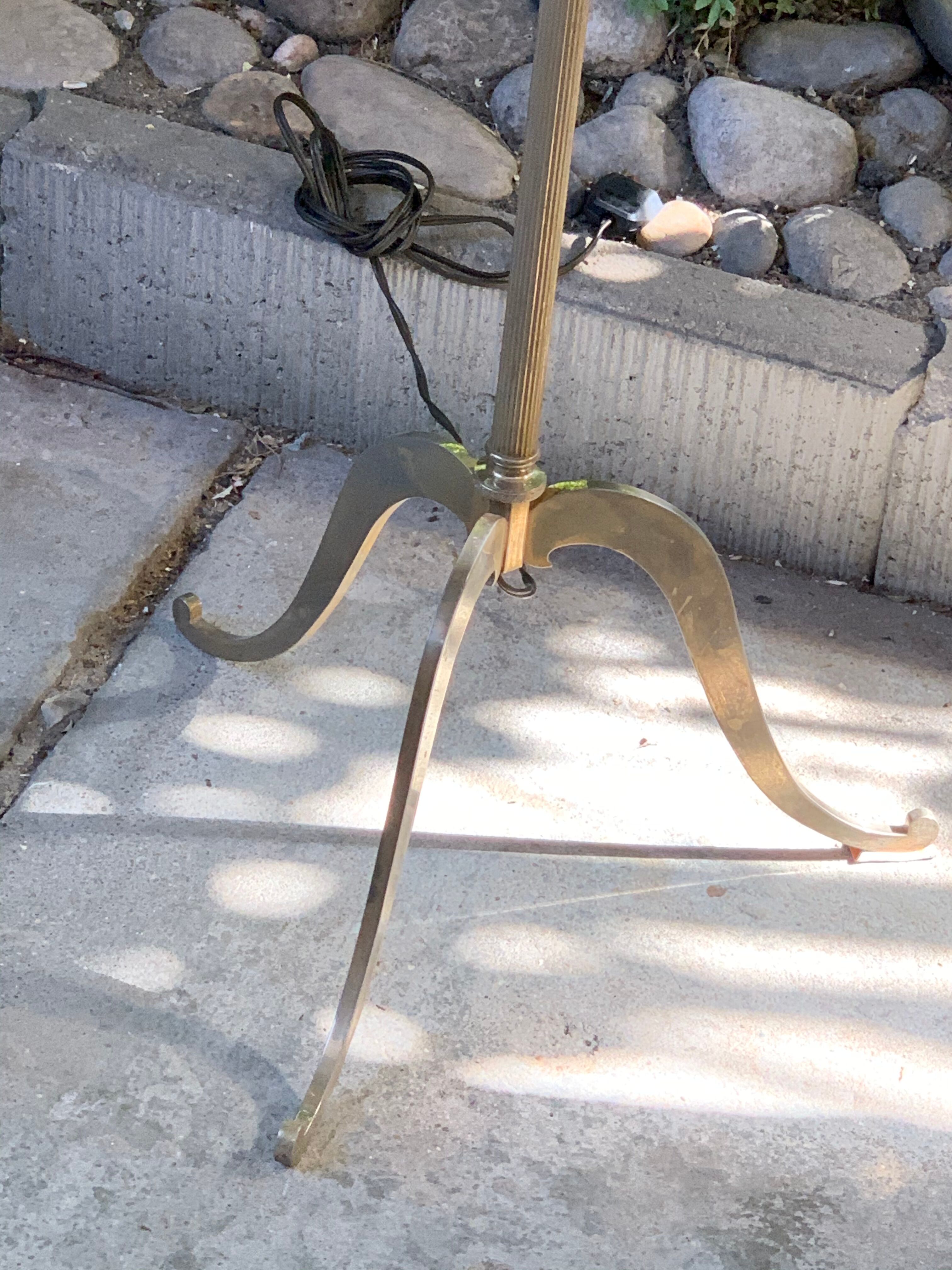 Pair of tripod lampposts 1960