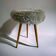 Vintage soft stool / stool / pouf