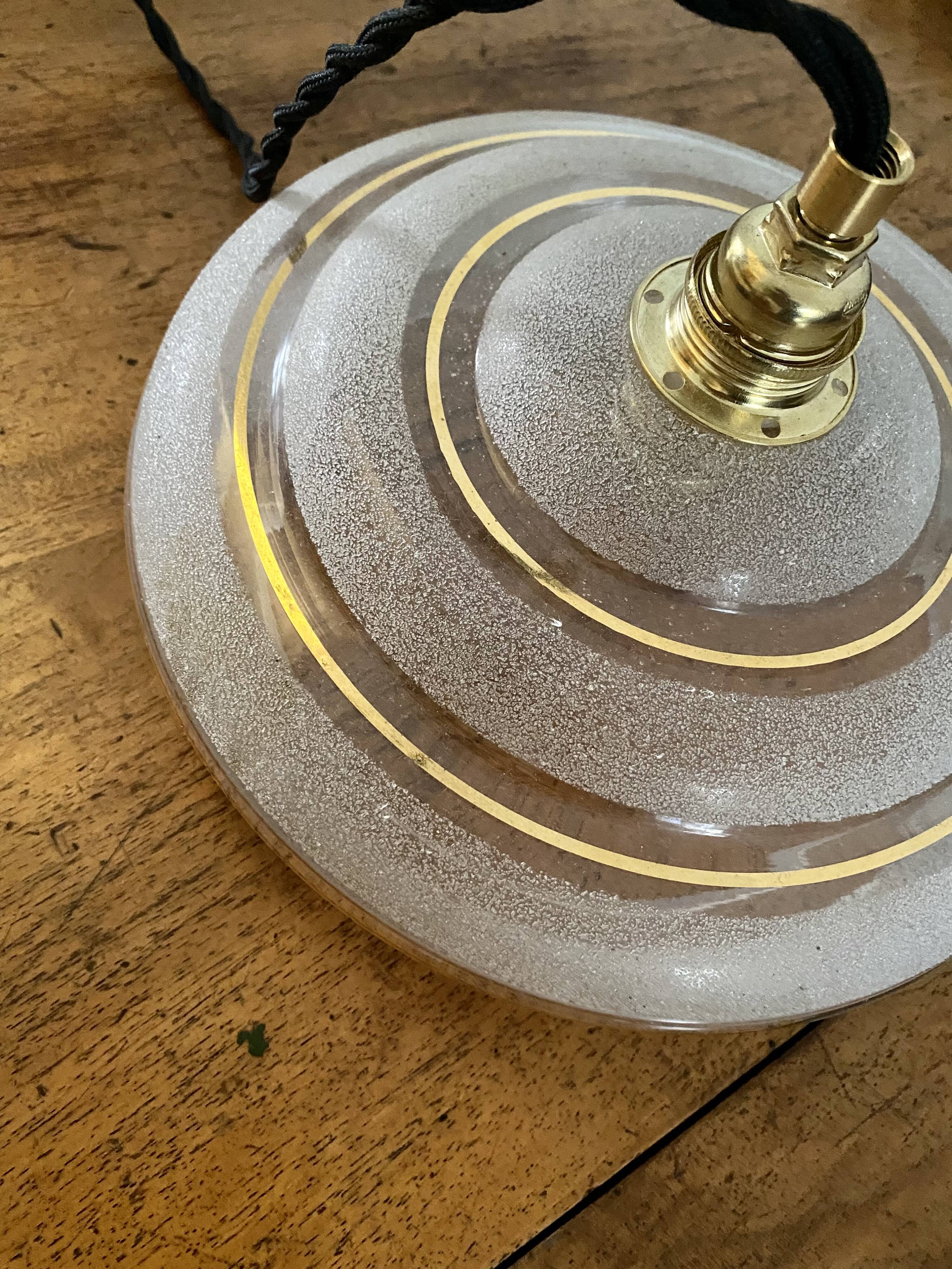 Vintage globe suspension