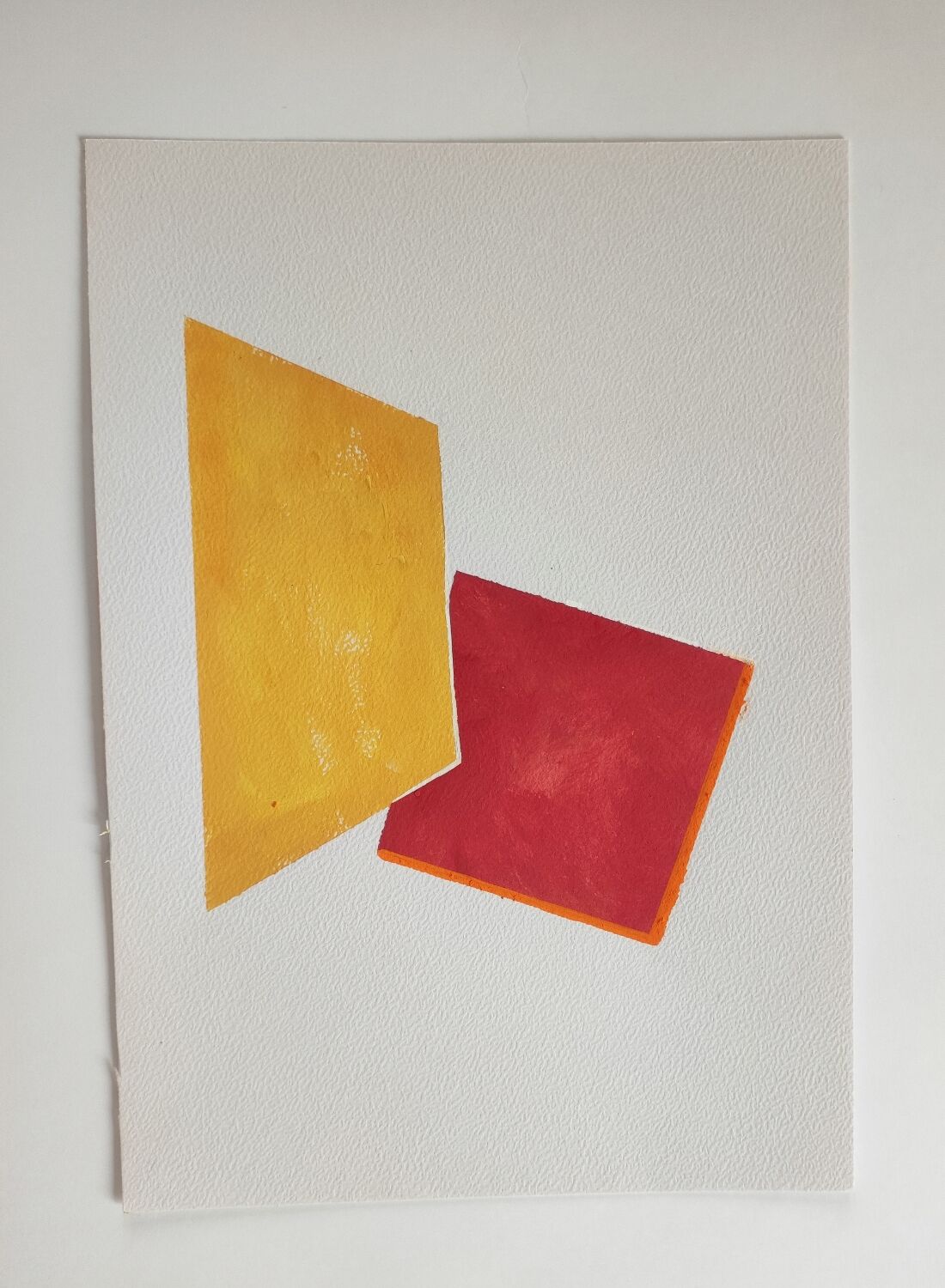 Minimalist geometric painting