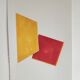 Peinture géométrique minimaliste