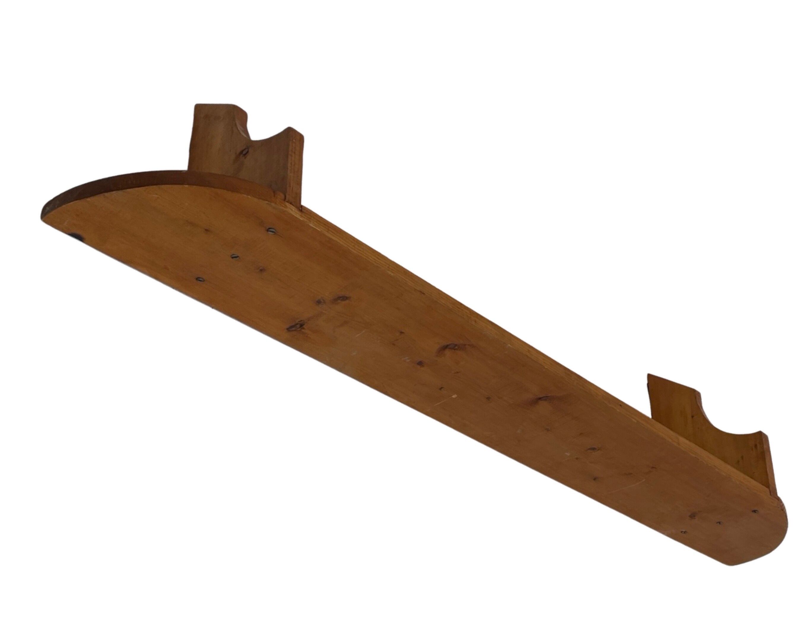 Vintage wooden wall rack bookshelf