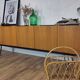 Scandinavian teak and metal sideboard