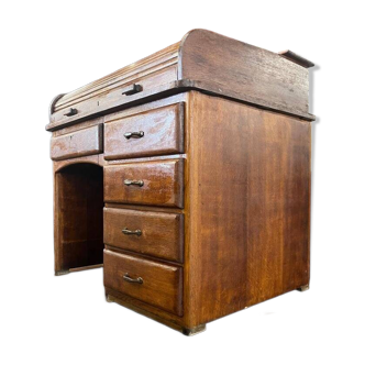 Bureau américain vintage avec volet roulant