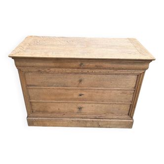 Commode XIXème en Chêne massif