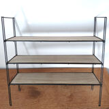 Metal wall thong shelf