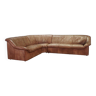 Canapé d’angle 60 70 cuir vintage