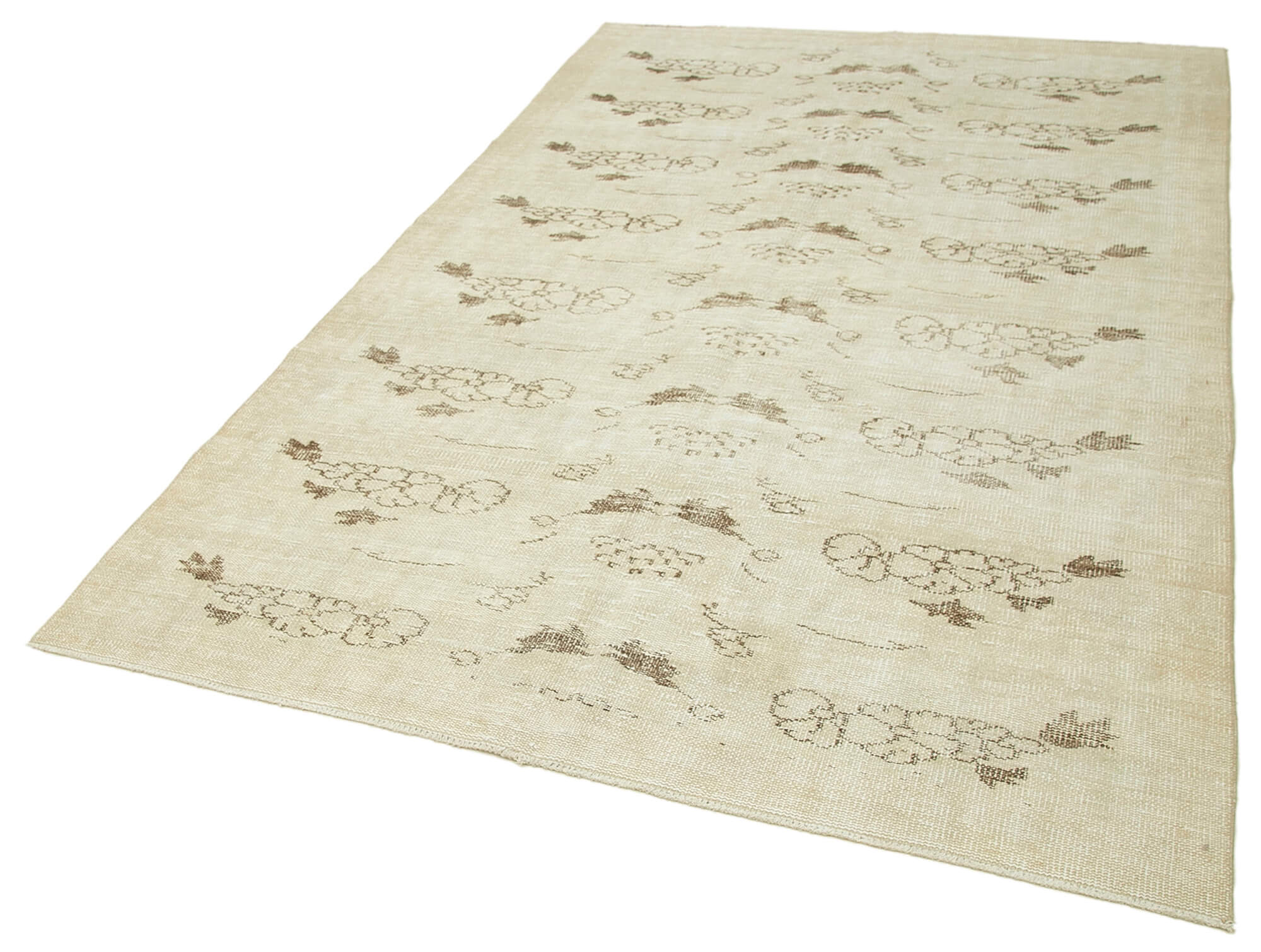 Handwoven Antique Anatolian Beige Rug 171 cm x 261 cm - 38885