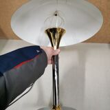 Swann Design Chrome Desk Lamp Vintage Mushroom Liner Lighting