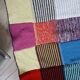 Plaid patchwork en laine