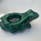 Advertising ashtray l'héritier-Guyot Dijon in vintage and collector's green enamelled ceramic