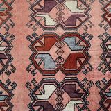 Handmade Turkmen silk carpet 163x117cm