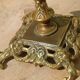 Pair of antique brass candlesticks – Napoleon III style