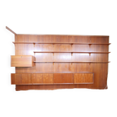 Modular teak shelving system by Poul Cadovius for Cado, 23 Set, 1960s