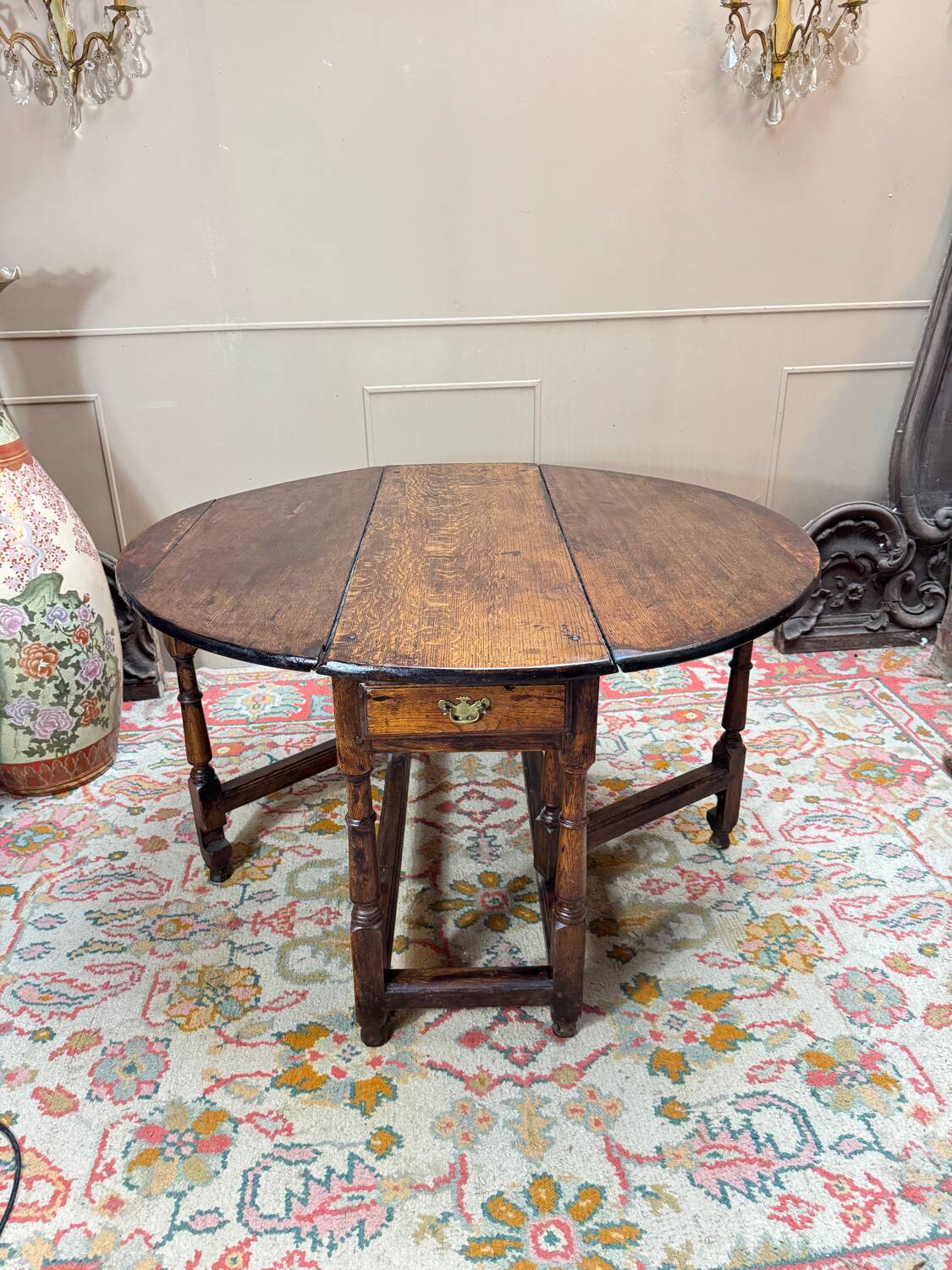 Table à volets dite « gâte leg », angleterre xviii eme siècle