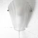 Frosted glass wall light in Art Deco style from the 1980s.