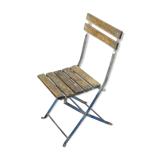 Iron wooden child folding chair