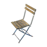 Iron wooden child folding chair