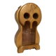 Owl piggy bank made of Scandinavian wood and plexiglass