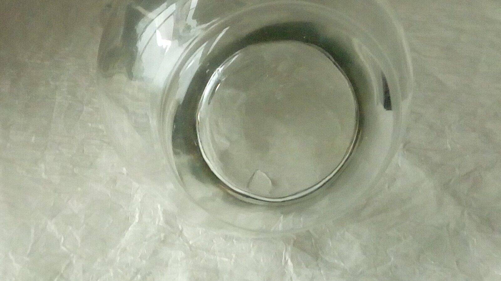 EWATER PITCHER CARAFE IN THICK GLASS WITH CUT-SIDE EFFECT