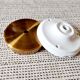 Suspension avec globe en opaline blanche vintage