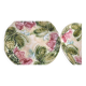 Assiettes en barbotine