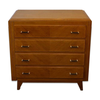 Beautiful vintage chest of drawers in honey oak