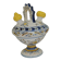 Gargoulette/Glazed terracotta jug/vintage/pitcher