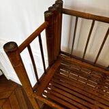 Vintage Foldable Bamboo Shelf