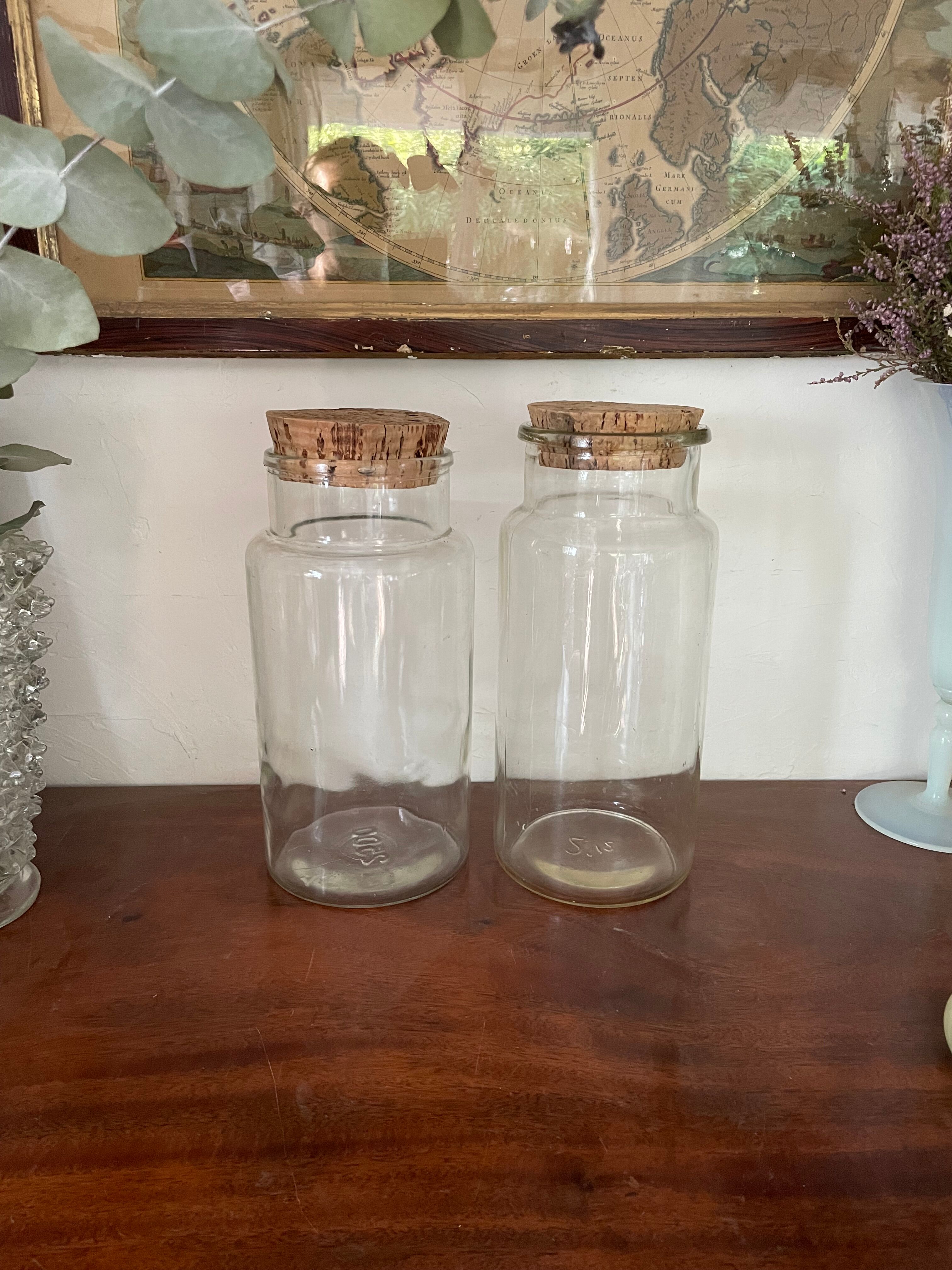 Set of two apothecary jars 2.5l
