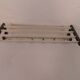 Vintage metal coat rack 1960's