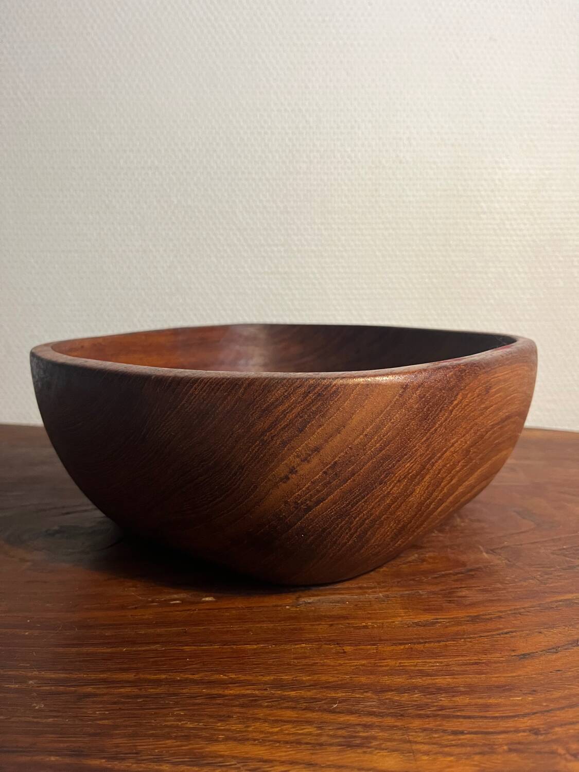 Teak wood salad bowl