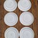 Set of 6 deep plates Niderviller Model Kitten