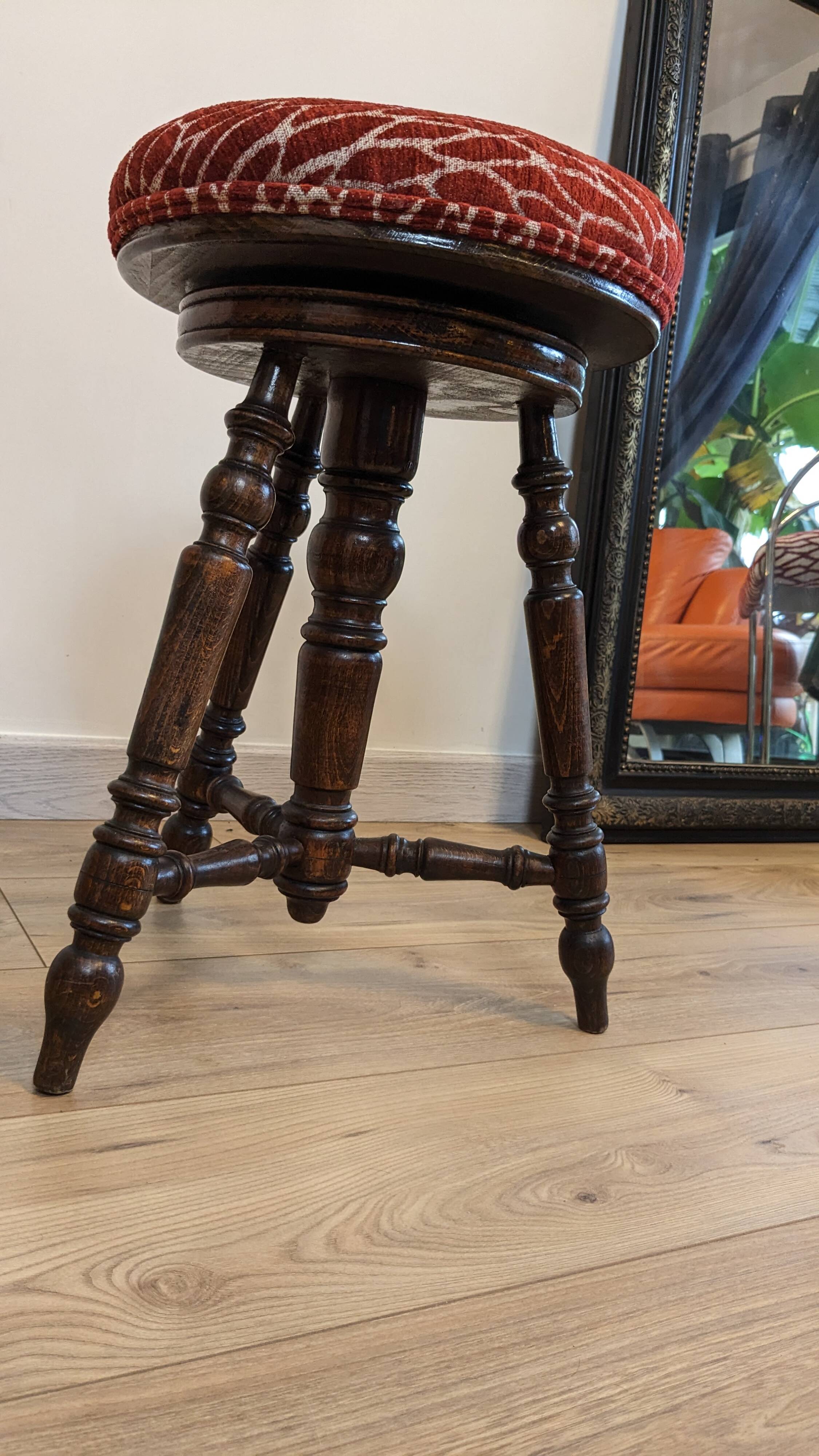 Tabouret de piano Napoléon III