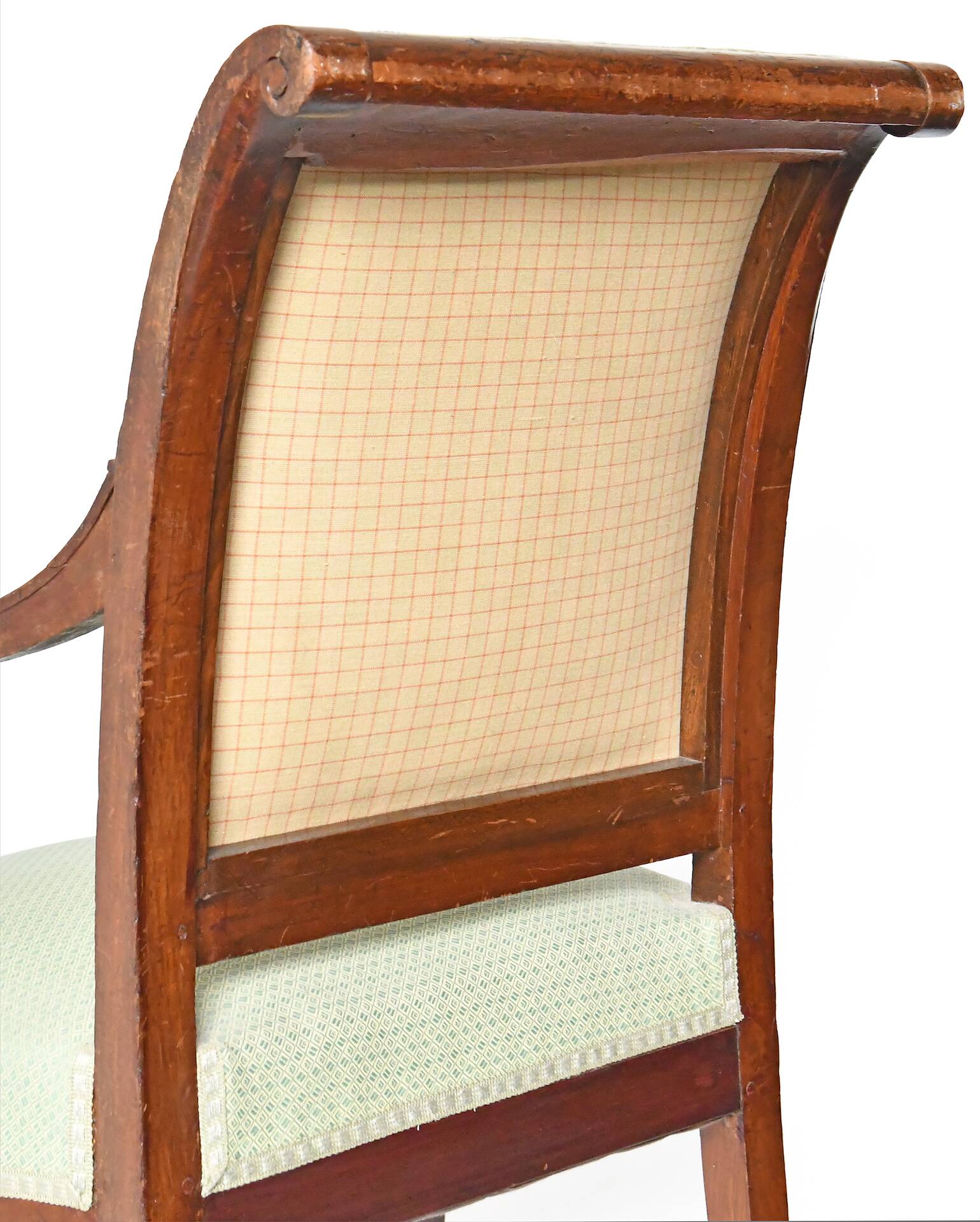 Pair of Restoration period cabriolet armchairs