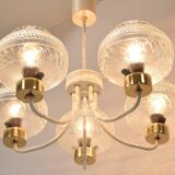 Mid-century chandelier by instala jilove u decina,1970's.