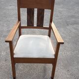 Set of four Art Deco chairs oak Amsterdam School Design 30's