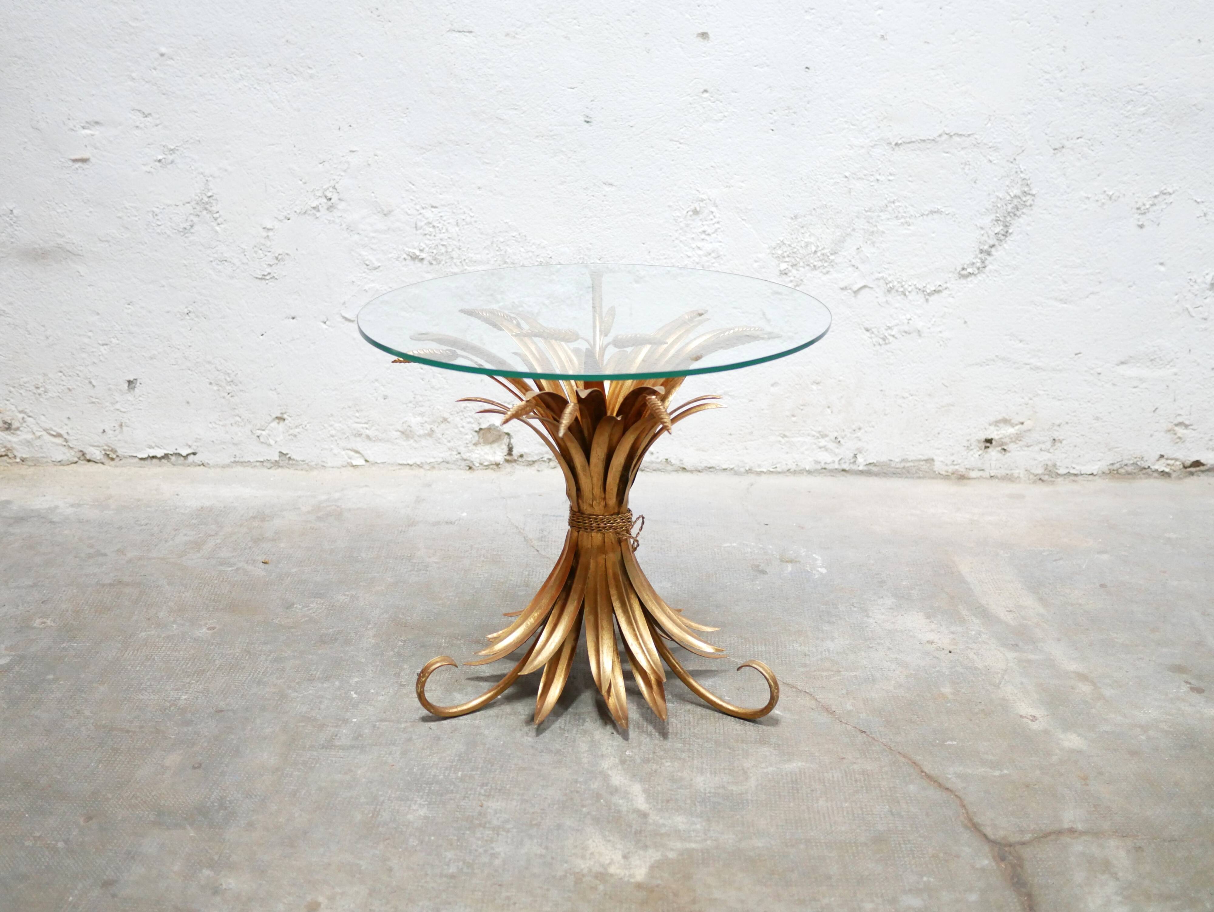 Coco Chanel vintage wheat sheaf side table