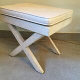 Stool covered with fabric