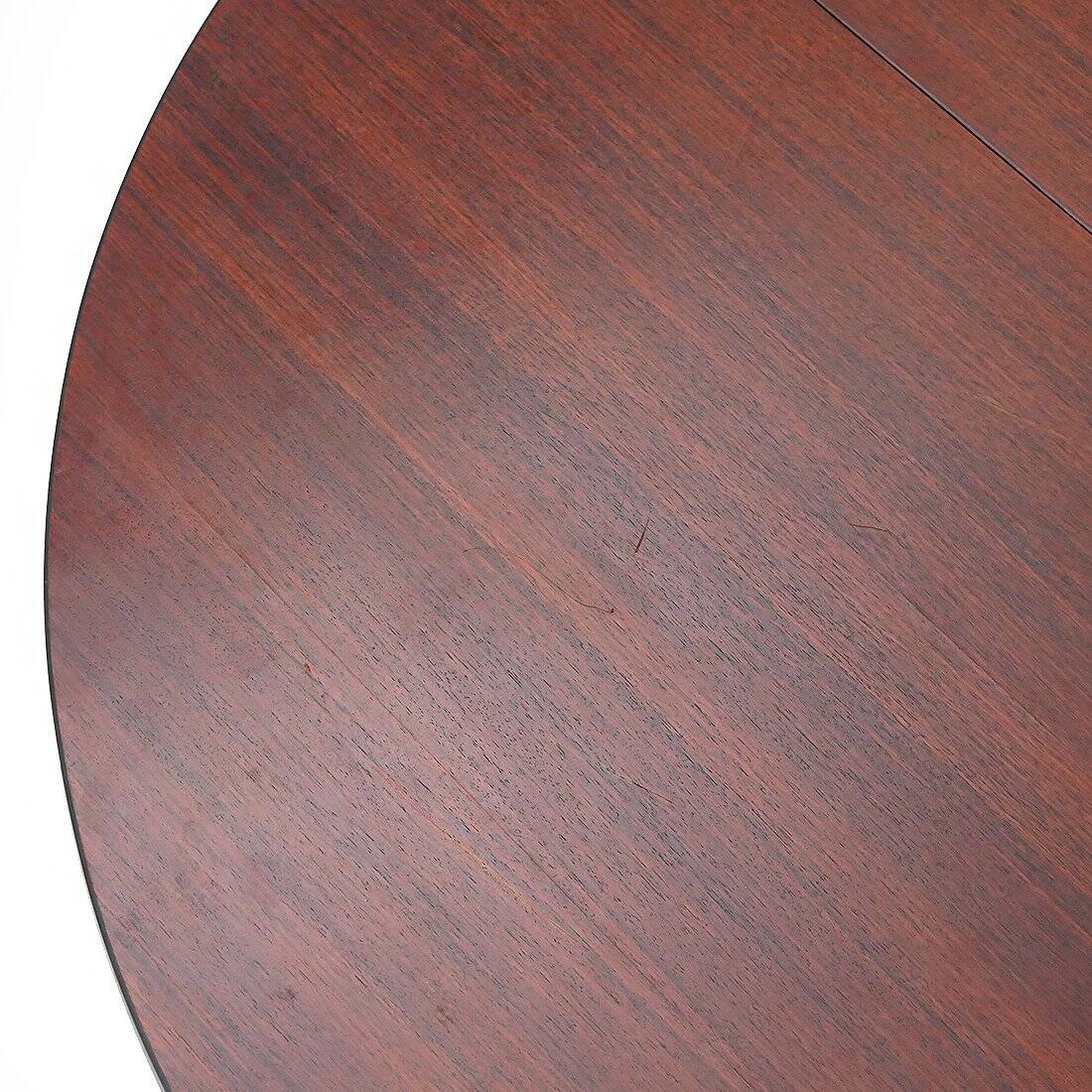 Round table with extendable top, 1970s