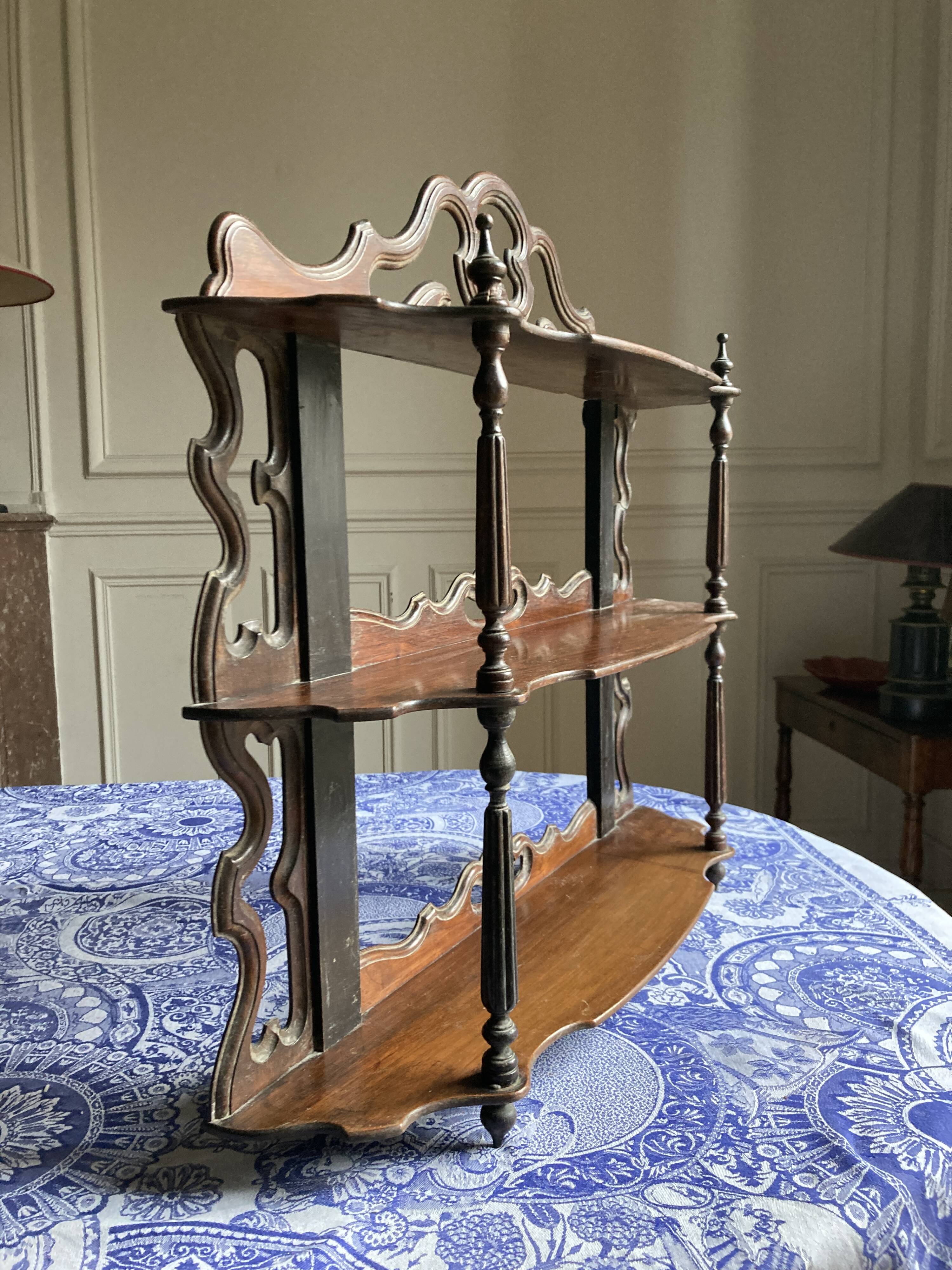 Mahogany shelf Napoleon III era