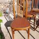 6 Baumann chairs in wood and imitation leather