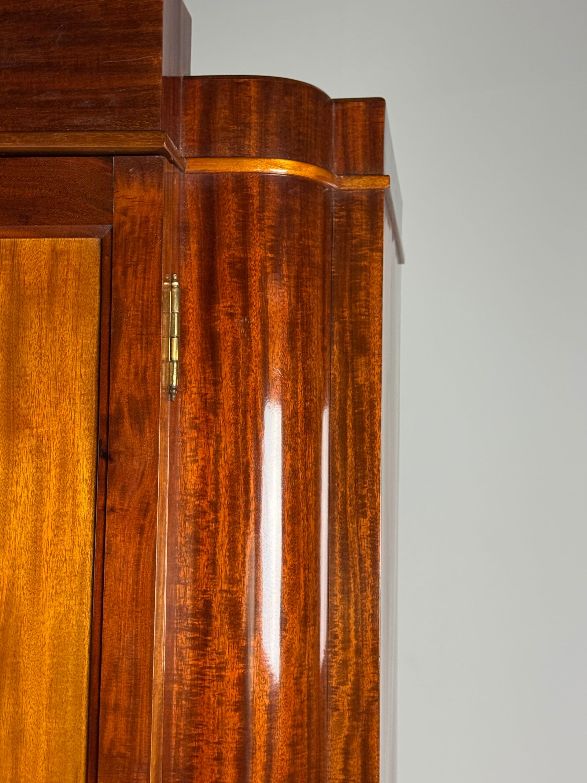 Art Deco wardrobe with mirrors