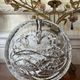Vintage German glass block soliflore