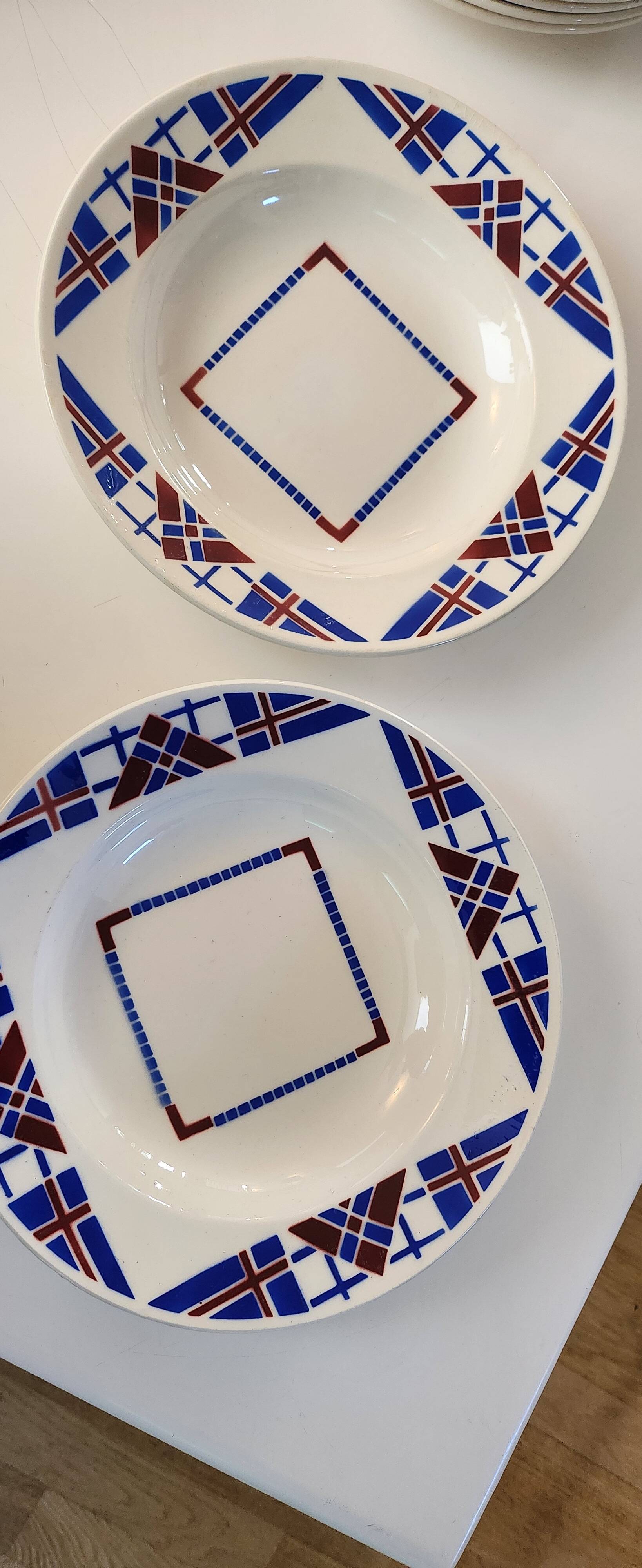 soup plates Hossegor K&zG Lunéville