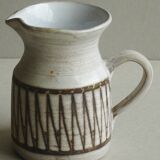 Pitcher ceramic signed Masson, 50-60 years