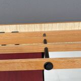 Vintage Wall-Mounted Hallway Panel with Hooks, Mirror & Shelf, 1960s