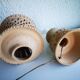 Lampe photophore en terre cuite